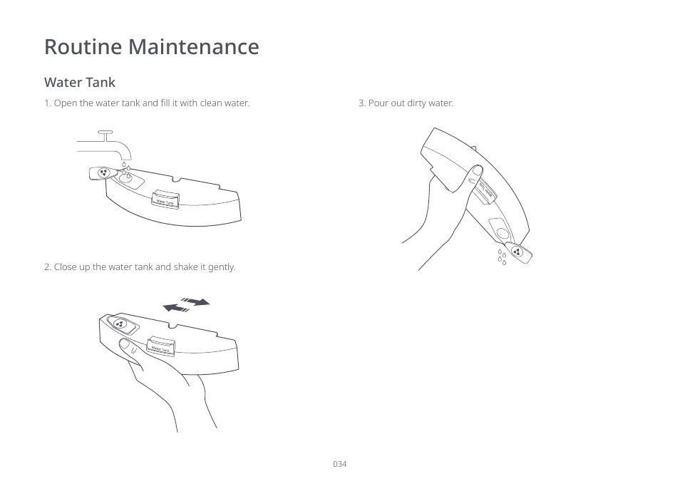 Routine maintenance | Roborock S7 CE User Manual | Page 34 / 372