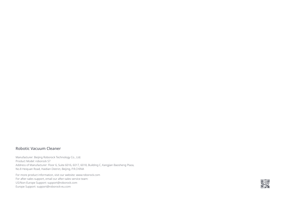Roborock S7 CE User Manual | Page 372 / 372