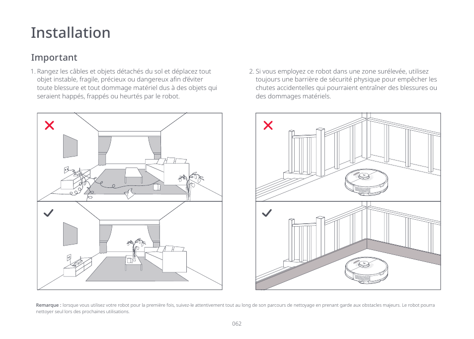 Installation | Roborock S7 CE User Manual | Page 62 / 372