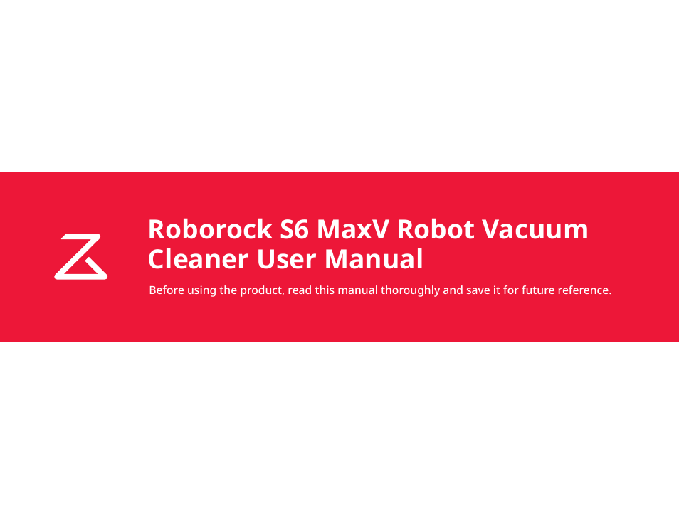 Roborock S6 MaxV FCC User Manual | 39 pages