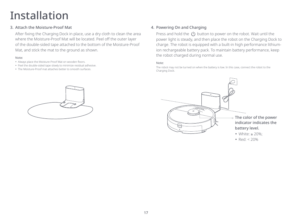 Installation | Roborock S6 MaxV FCC User Manual | Page 19 / 39