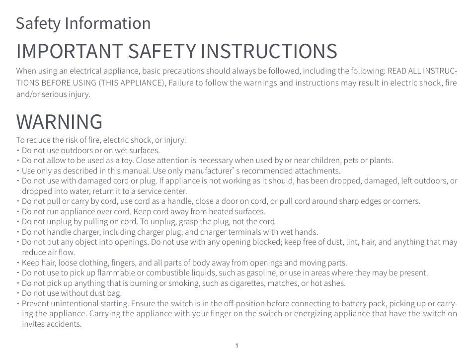 Roborock S6 MaxV FCC User Manual | Page 3 / 39