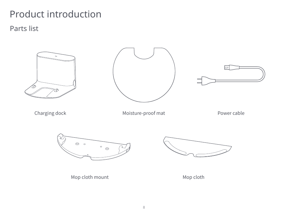 Product introduction | Roborock S5 Max CE User Manual | Page 10 / 39