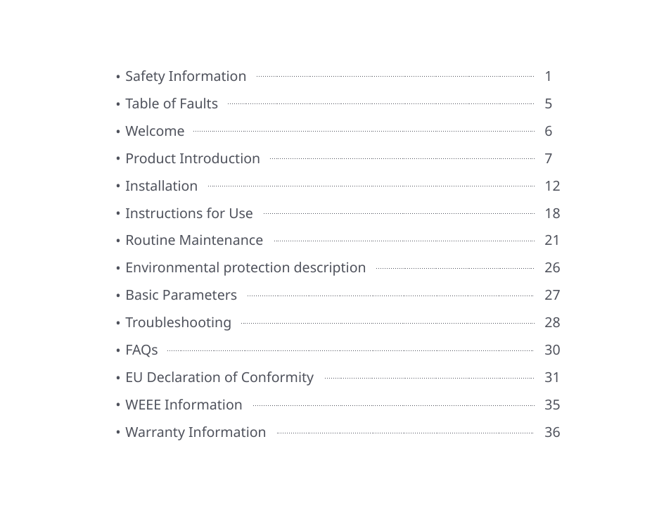 Roborock S5 Max CE User Manual | Page 2 / 39