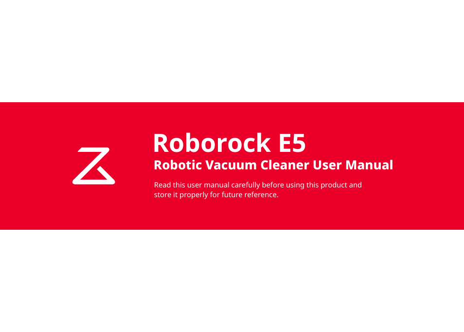 Roborock E5 FCC User Manual | 40 pages