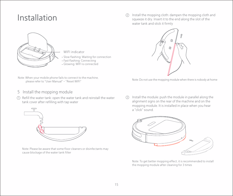 Installation | Roborock E2 User Manual | Page 17 / 28