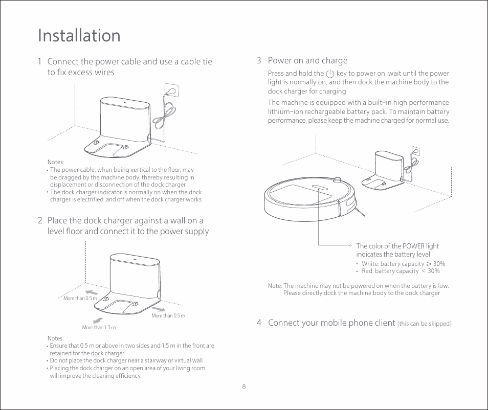 Installation | Roborock C1 CE User Manual | Page 9 / 24
