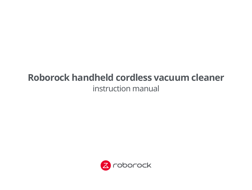 Roborock H6 CE User Manual | 34 pages