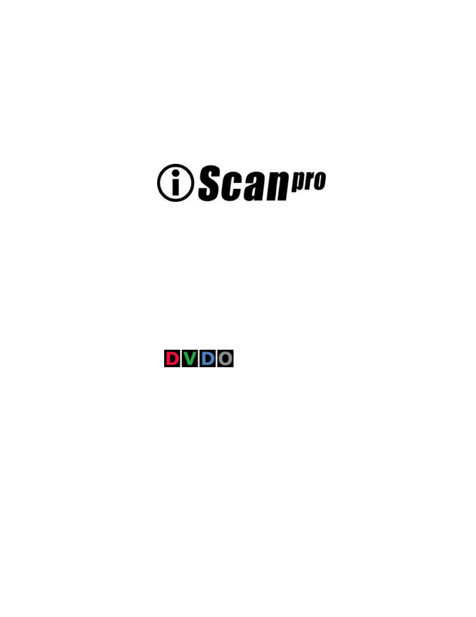 DVDO iScan Pro Progressive Scan Display Interface User Manual | 26 pages