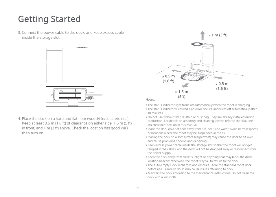 Getting started | Roborock Auto-Emtpy Dock FCC User Manual | Page 15 / 27