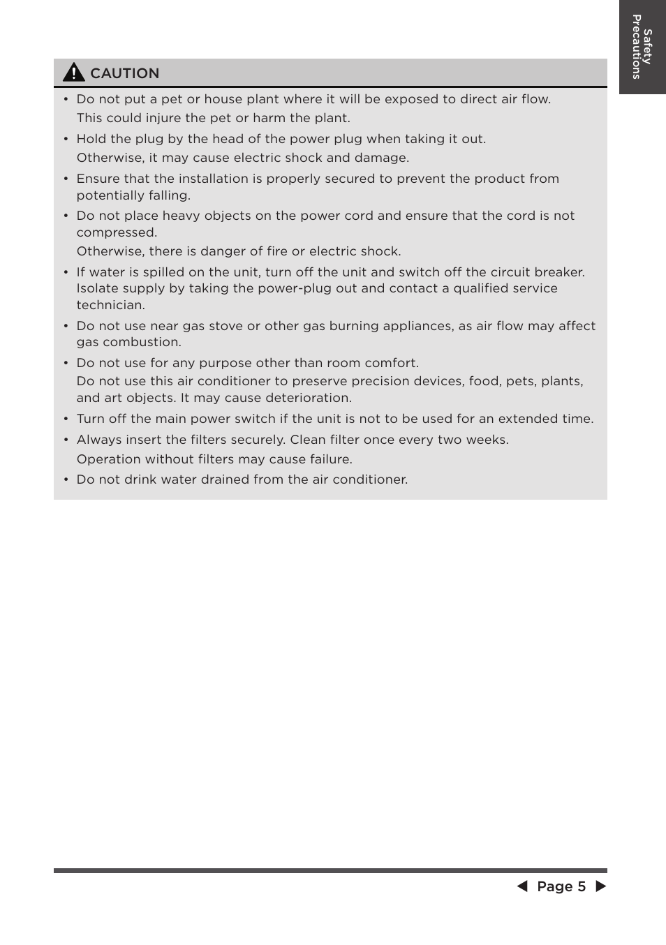 MIDEA 10,000 BTU U-shaped User Manual | Page 5 / 28