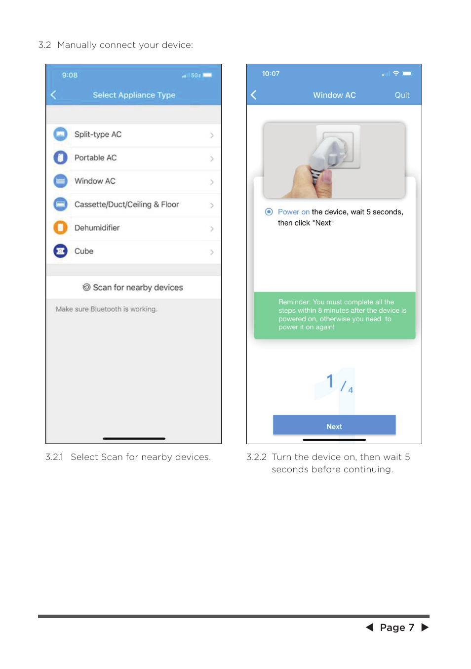 MIDEA 25,000 BTU ComfortSense User Manual | Page 7 / 26