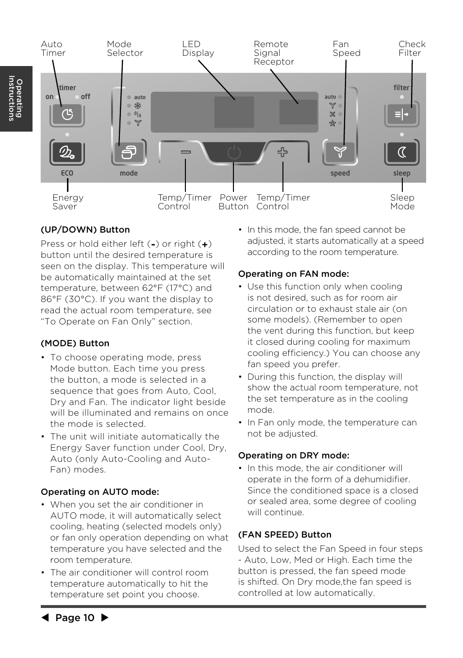 MIDEA MWA12CR71 User Manual | Page 10 / 24