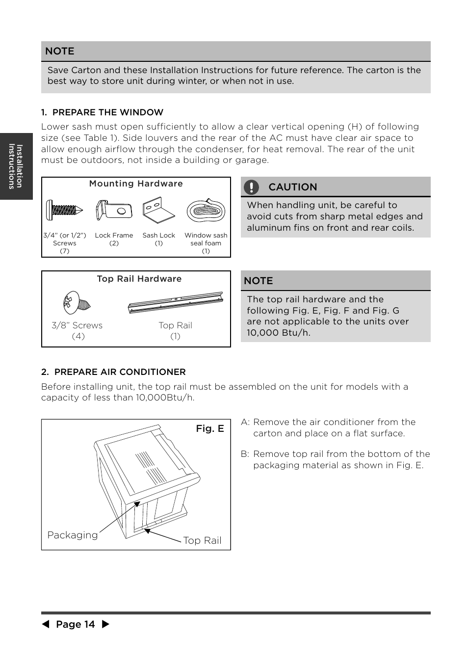 MIDEA MWA12CR71 User Manual | Page 14 / 24