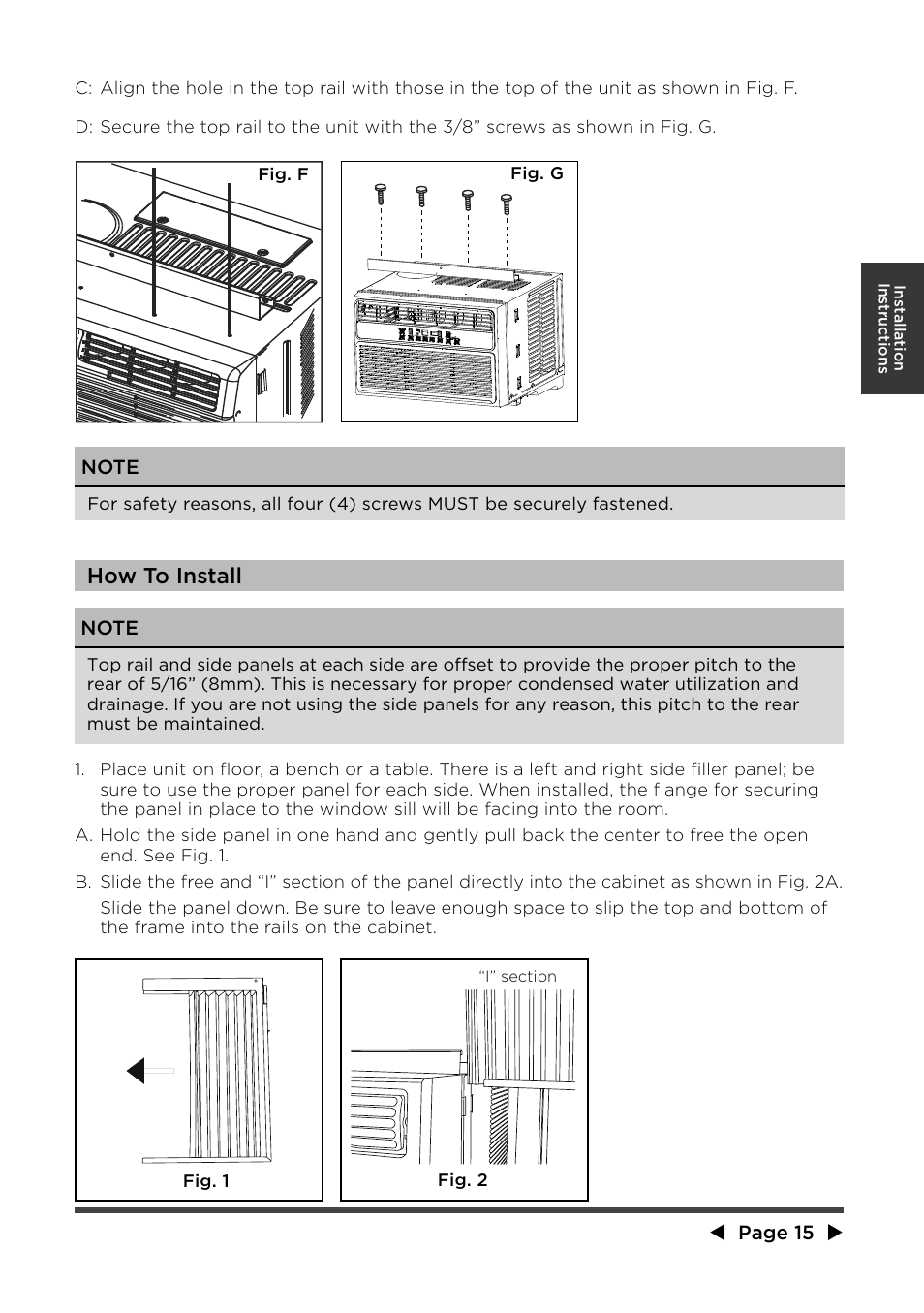 How to install | MIDEA MWA12CR71 User Manual | Page 15 / 24