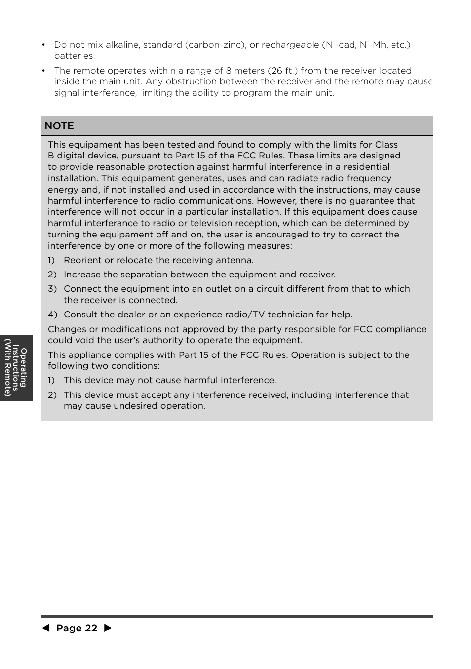 MIDEA MWA12CR71 User Manual | Page 22 / 24
