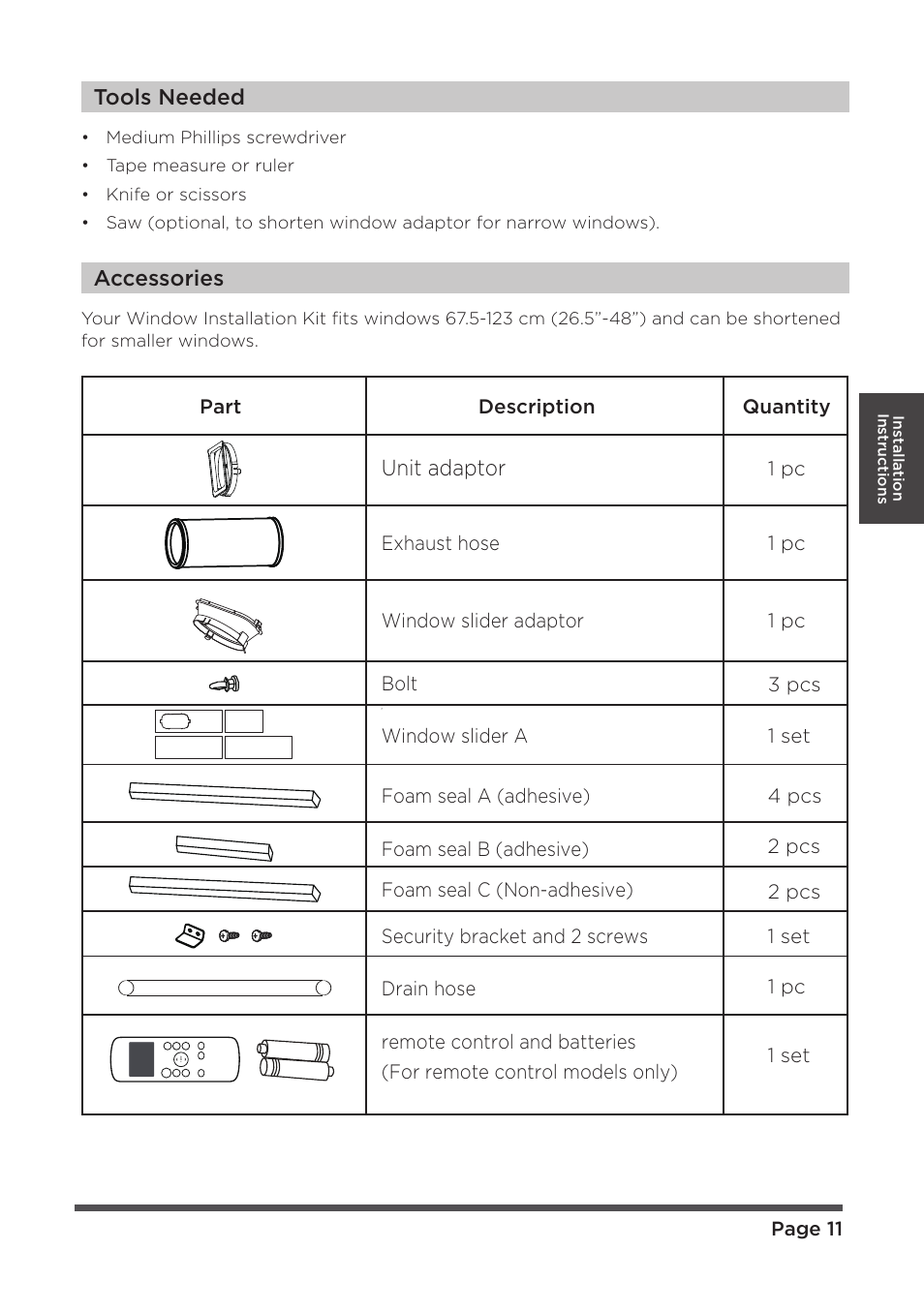 Unit adaptor | MIDEA MAP08R1CWT User Manual | Page 11 / 32