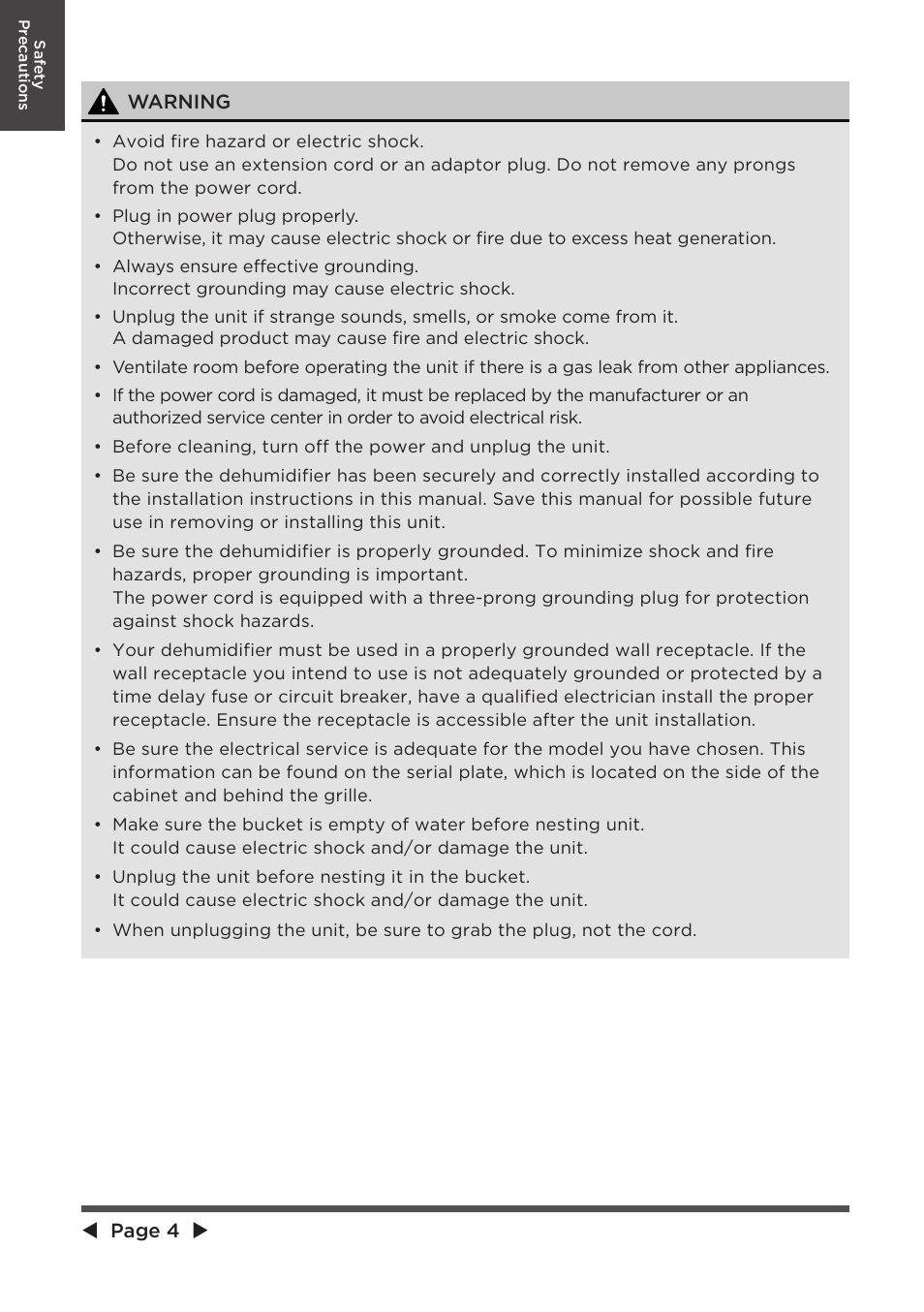 MIDEA MAD20S1QWT User Manual | Page 4 / 46