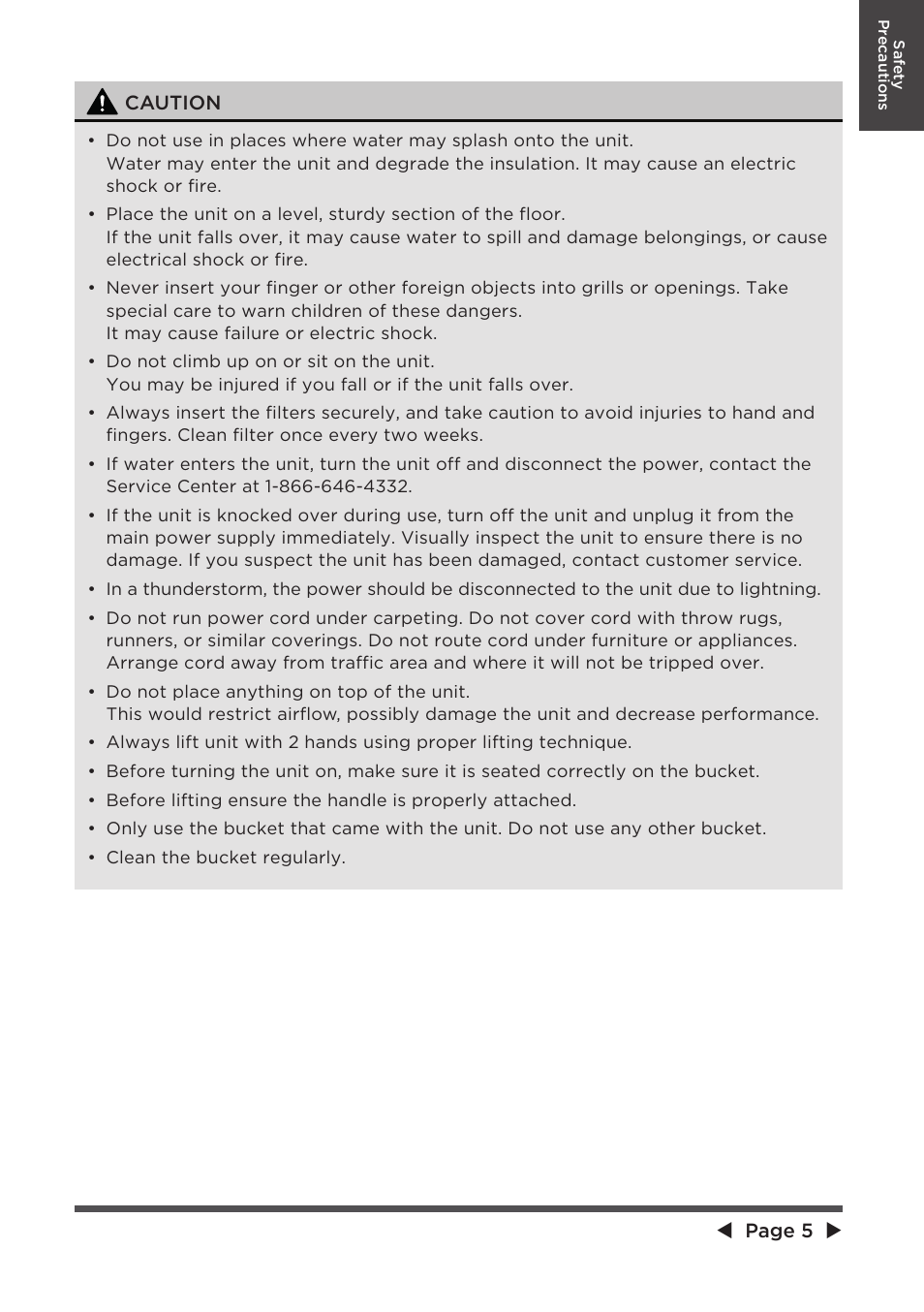 MIDEA MAD20S1QWT User Manual | Page 5 / 46
