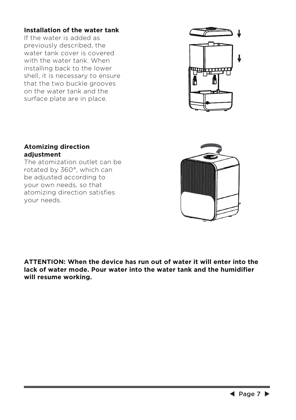 MIDEA Ultrasonic SCK-3Q60B User Manual | Page 7 / 13