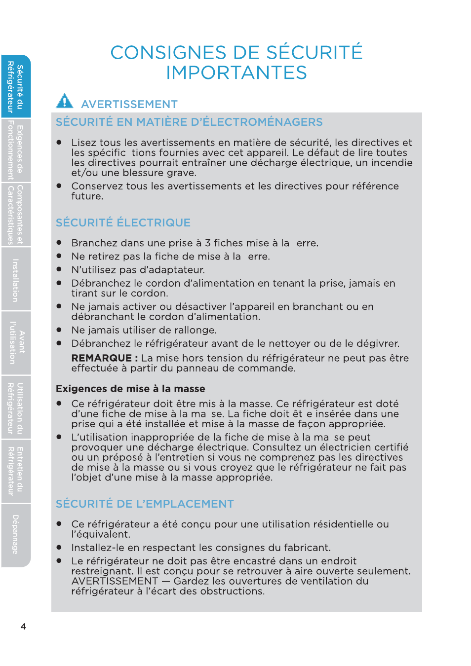 MIDEA 26.3 Cu. Ft. Side-by-Side User Manual | Page 43 / 121