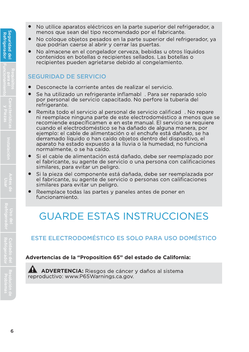 MIDEA 26.3 Cu. Ft. Side-by-Side User Manual | Page 85 / 121