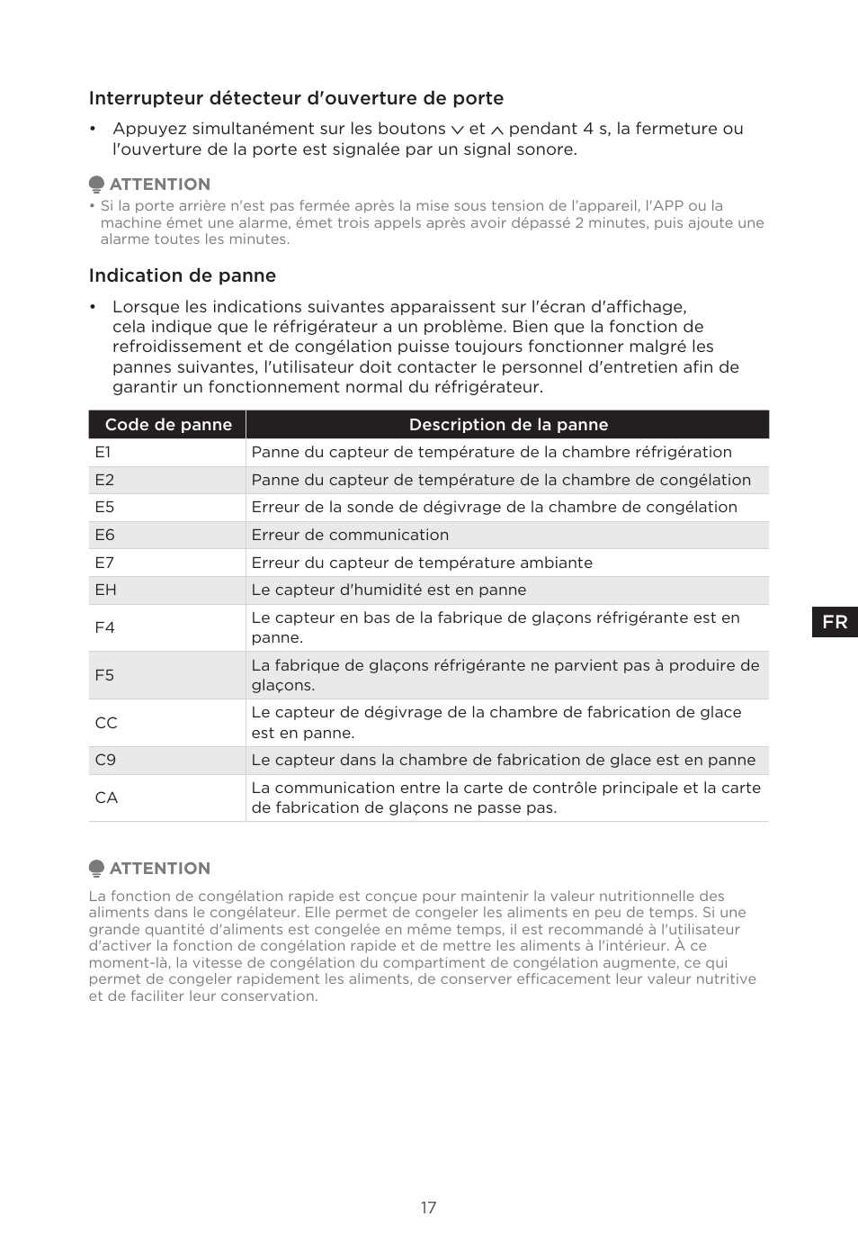 MIDEA 29.3 cu. ft. French Door Bottom Freezer User Manual | Page 46 / 88