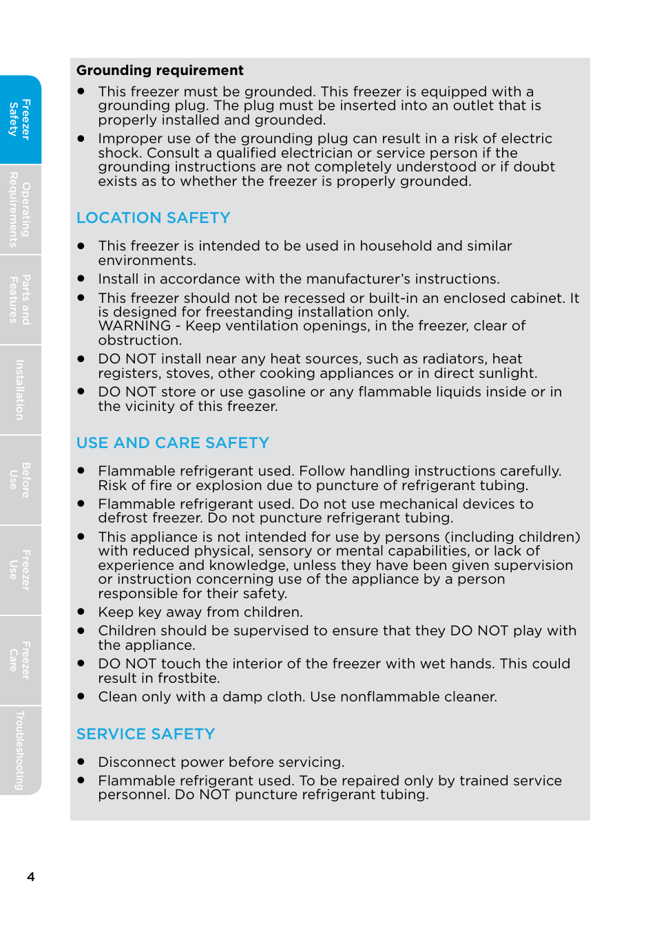 MIDEA 17.0 Cu. Ft. Upright Convertible User Manual | Page 4 / 72