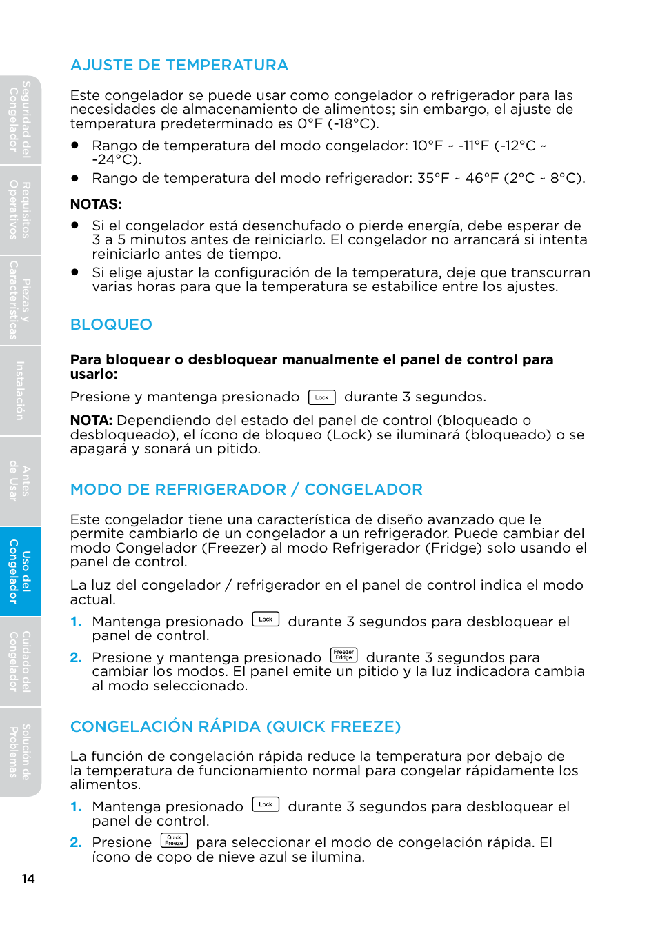 MIDEA 17.0 Cu. Ft. Upright Convertible User Manual | Page 60 / 72