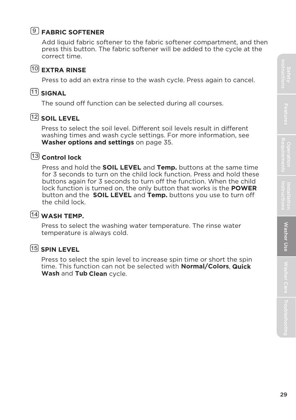 MIDEA Top Load Impeller User Manual | Page 29 / 96