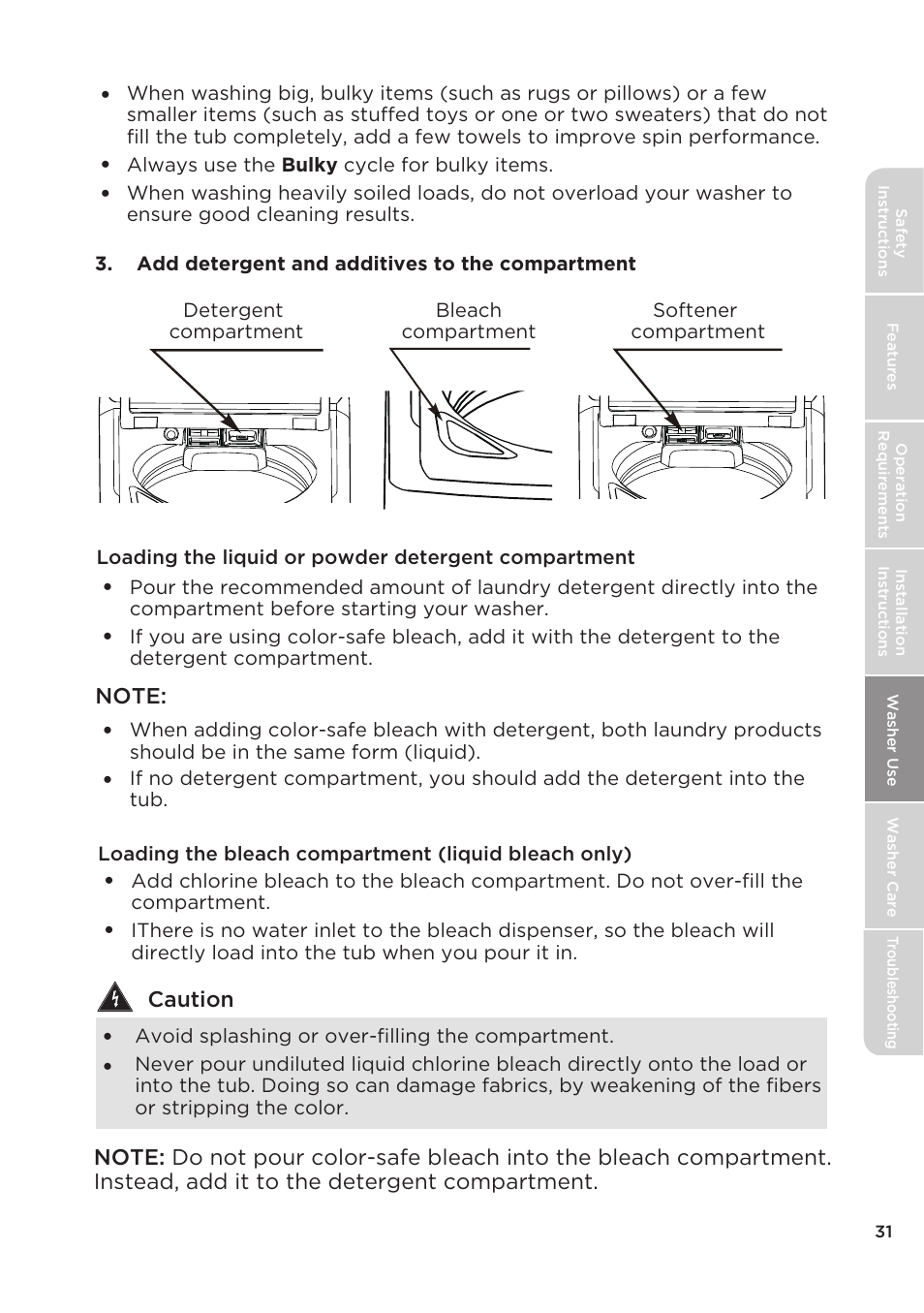 MIDEA Top Load Impeller User Manual | Page 31 / 96