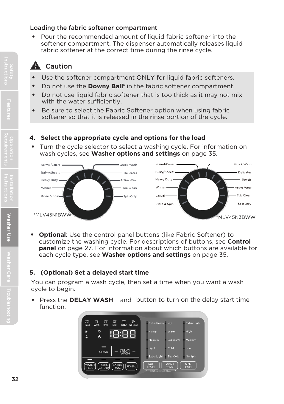 MIDEA Top Load Impeller User Manual | Page 32 / 96