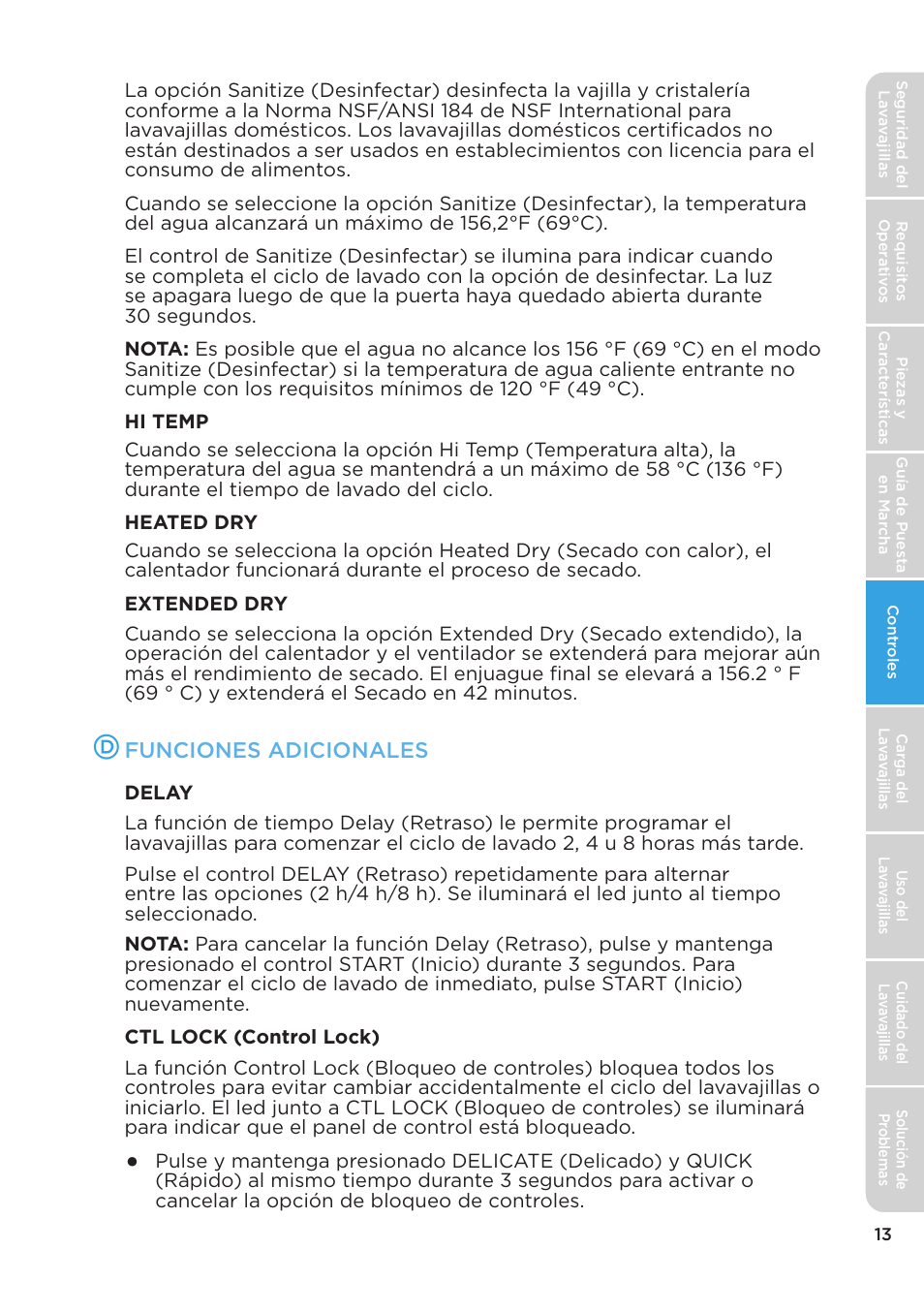 Funciones adicionales | MIDEA MDT24H3AST User Manual | Page 103 / 136