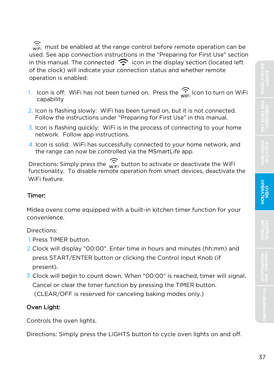 MIDEA MES30S4AST User Manual | Page 37 / 54
