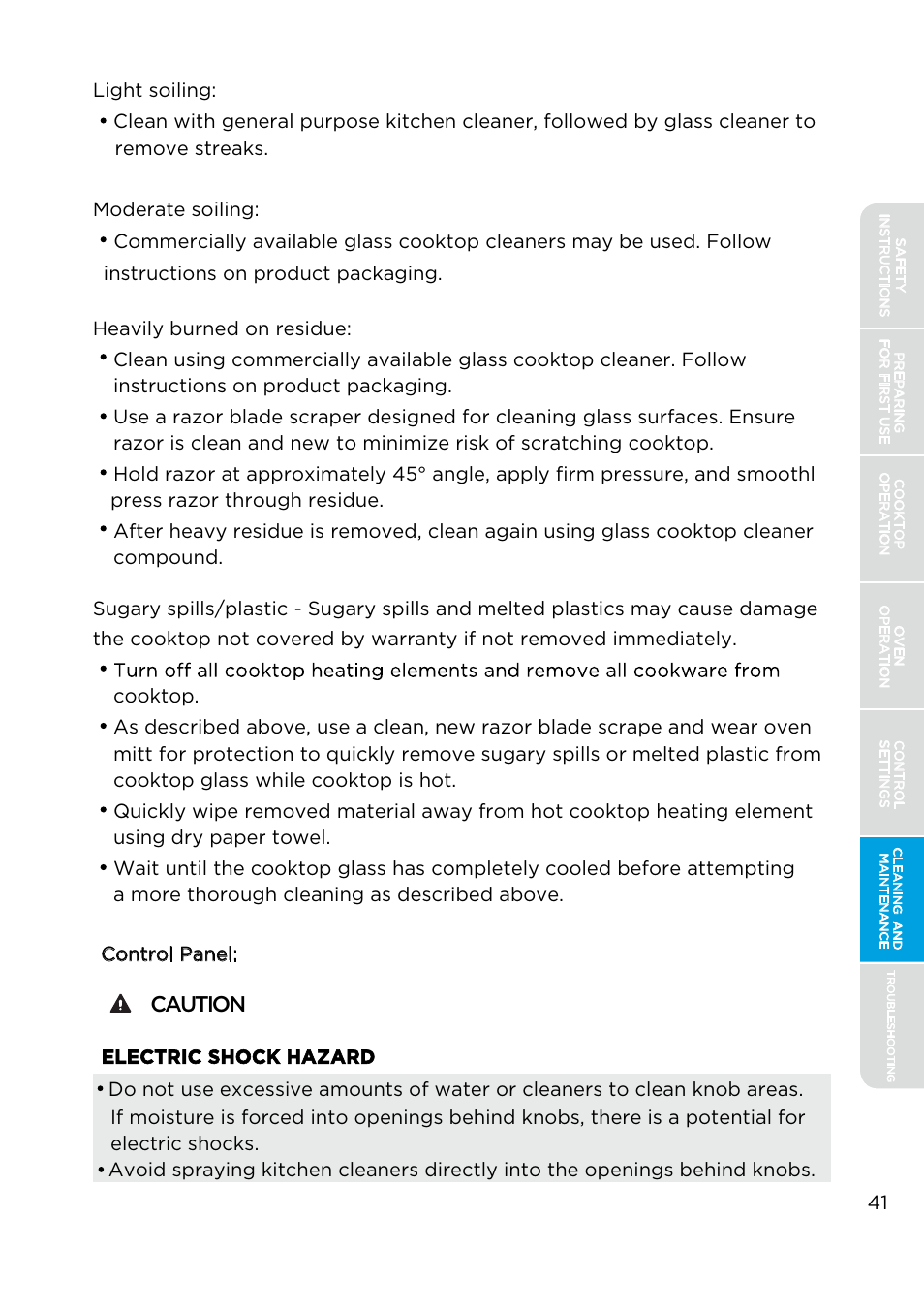 Caution | MIDEA MES30S4AST User Manual | Page 41 / 54