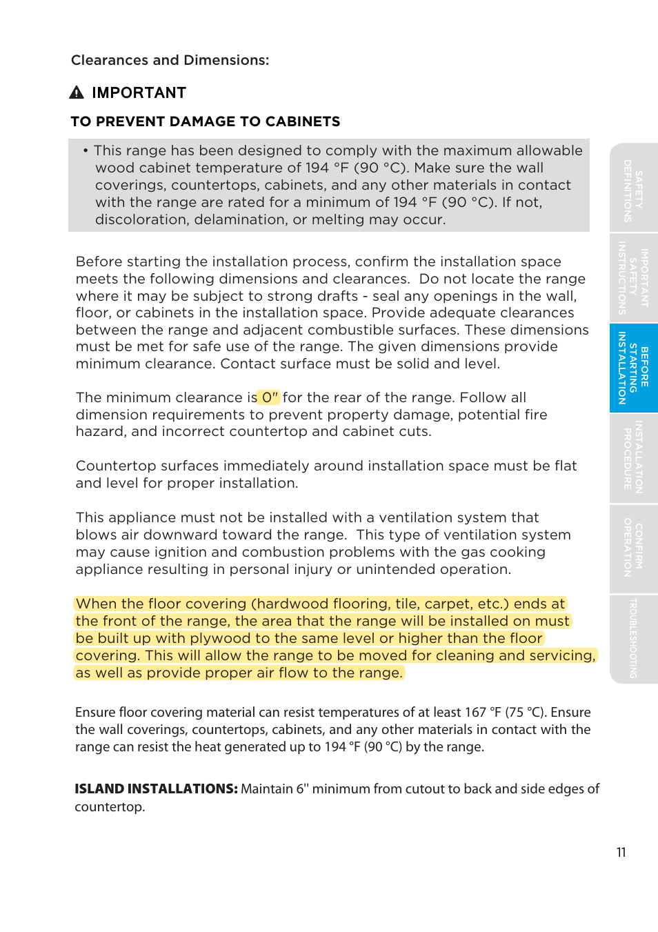 Important | MIDEA MES30S2AST User Manual | Page 11 / 96