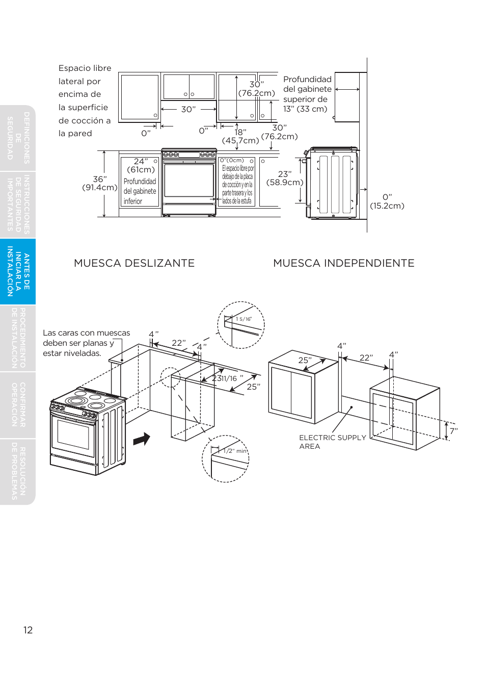 Muesca deslizante muesca independiente | MIDEA MES30S2AST User Manual | Page 44 / 96