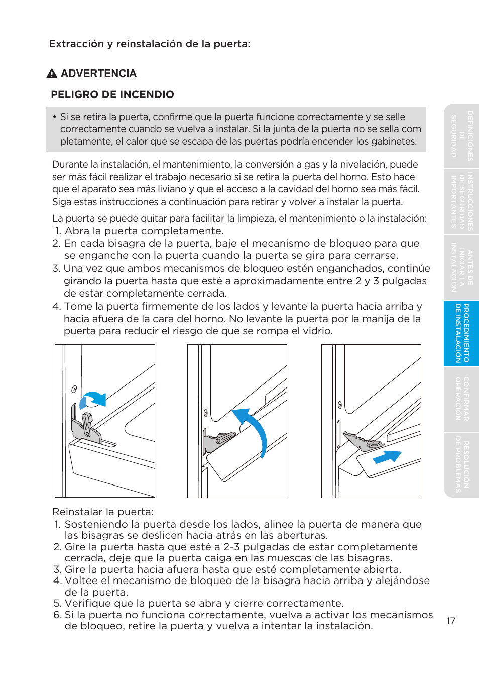 Advertencia | MIDEA MES30S2AST User Manual | Page 49 / 96