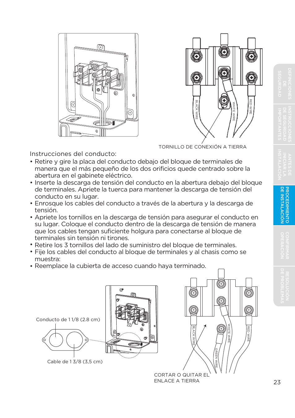 Instrucciones del conducto | MIDEA MES30S2AST User Manual | Page 55 / 96