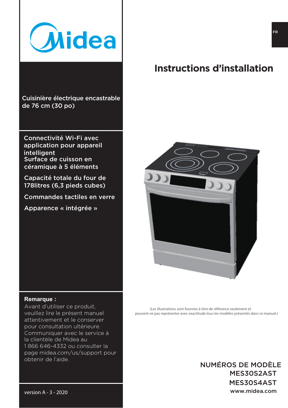 Instructions d’installation | MIDEA MES30S2AST User Manual | Page 65 / 96