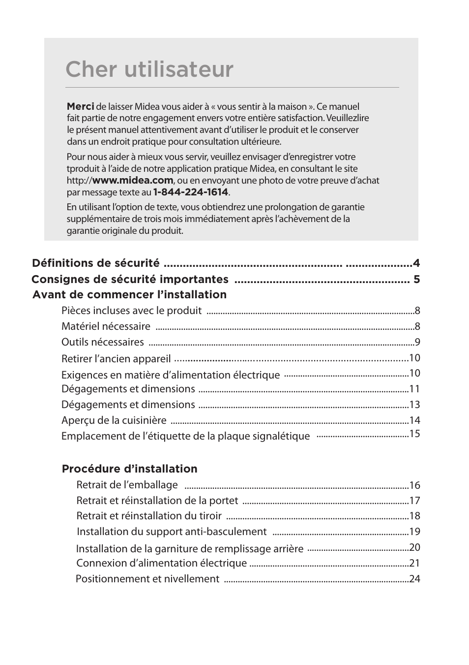Cher utilisateur | MIDEA MES30S2AST User Manual | Page 66 / 96