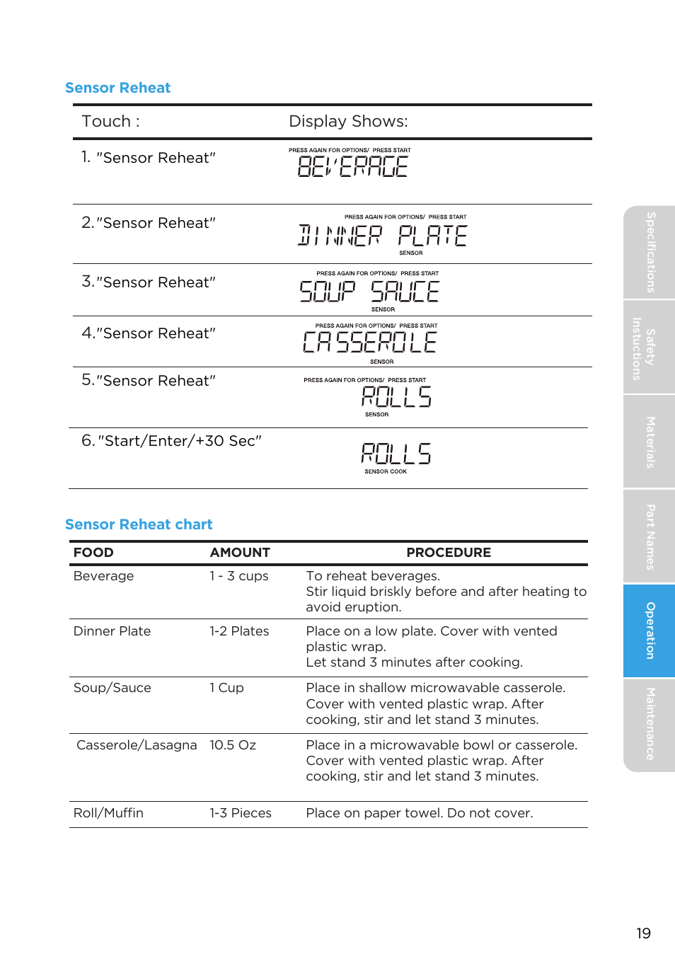 MIDEA MMO19S3AST User Manual | Page 19 / 132
