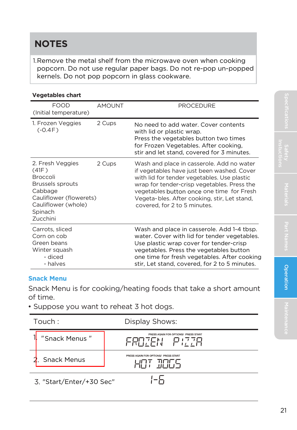MIDEA MMO19S3AST User Manual | Page 21 / 132