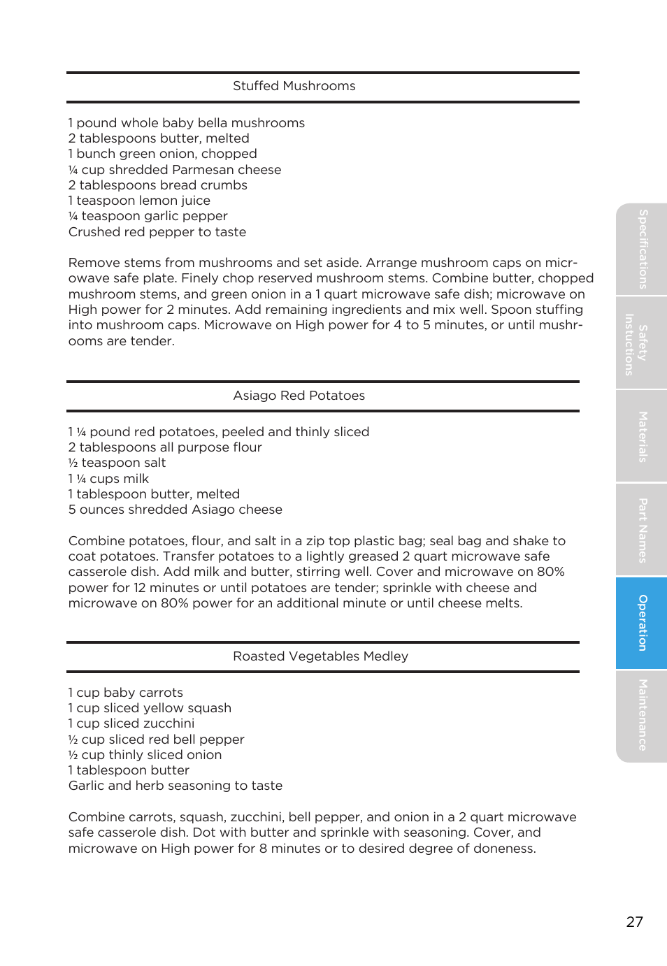 MIDEA MMO19S3AST User Manual | Page 27 / 132
