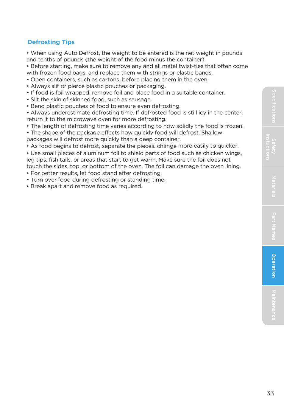 MIDEA MMO19S3AST User Manual | Page 33 / 132