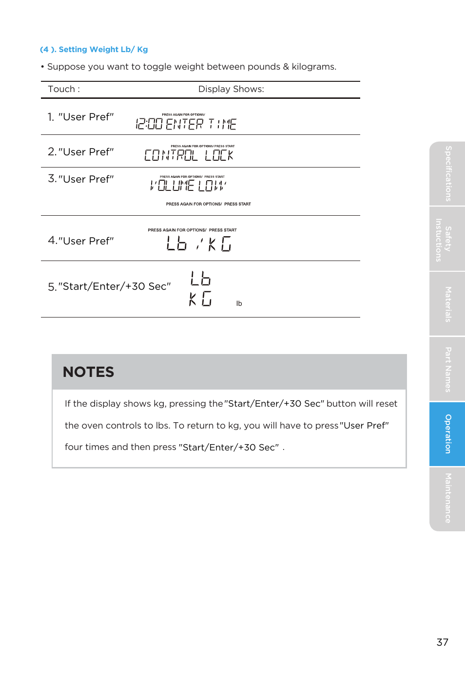 MIDEA MMO19S3AST User Manual | Page 37 / 132