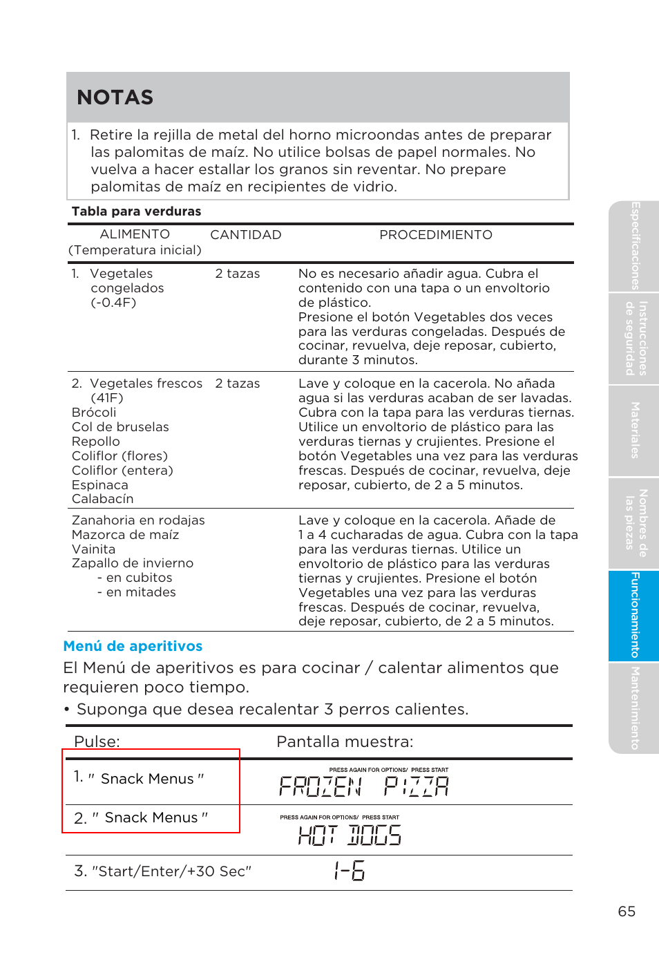 Notas | MIDEA MMO19S3AST User Manual | Page 65 / 132