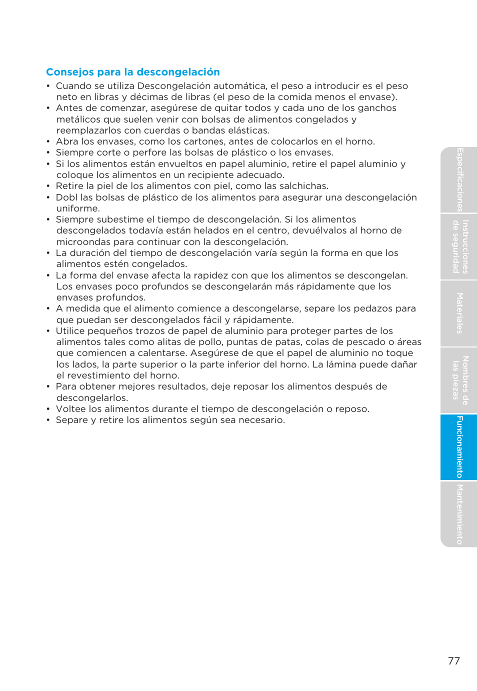 MIDEA MMO19S3AST User Manual | Page 77 / 132