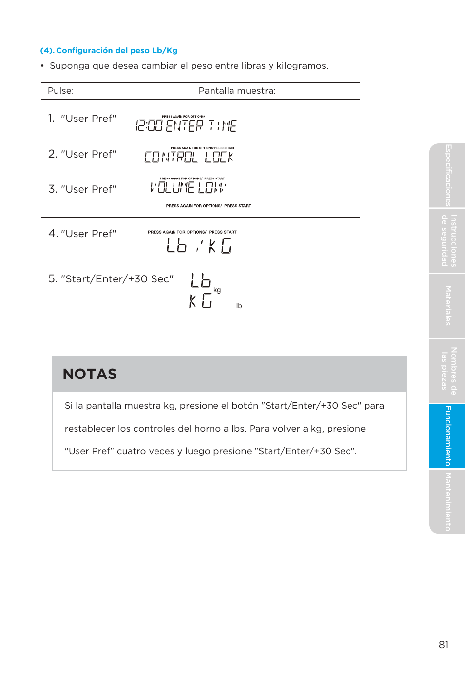Notas | MIDEA MMO19S3AST User Manual | Page 81 / 132