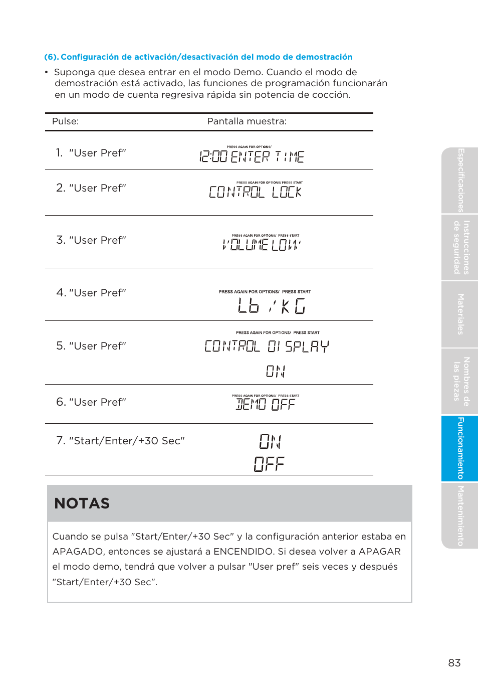 Notas | MIDEA MMO19S3AST User Manual | Page 83 / 132